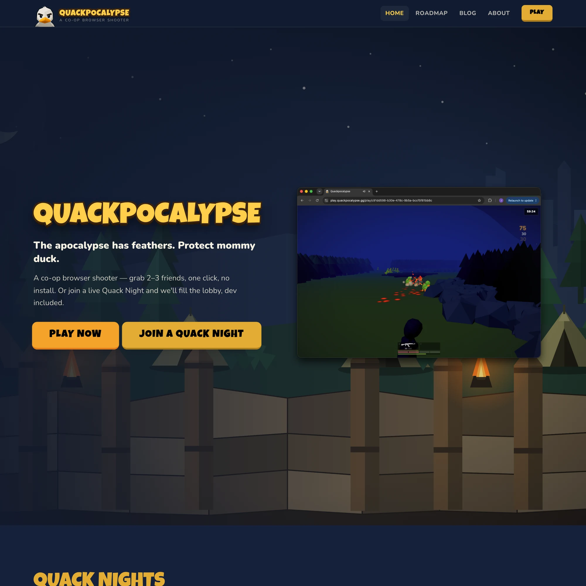 Hra Quackpocalypse